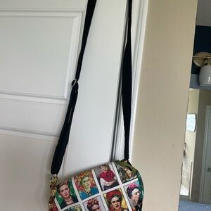Colorful Frida Kahlo Crossbody Bag